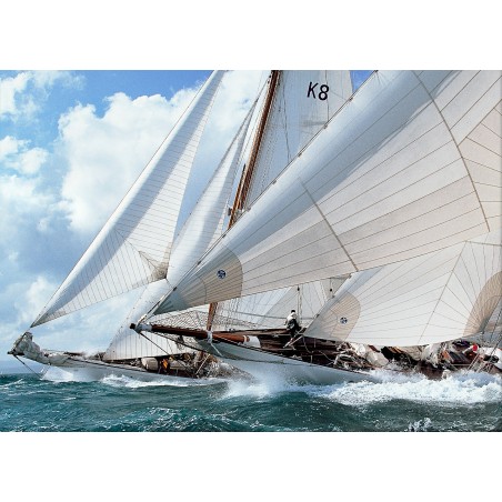 Astra and Candida racing at the Nioulargue regatta