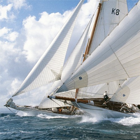 Astra and Candida racing at the Nioulargue regatta