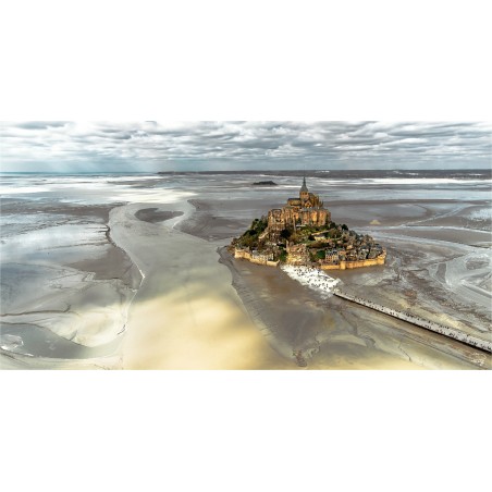 Basse mer au Mont-Saint-Michel