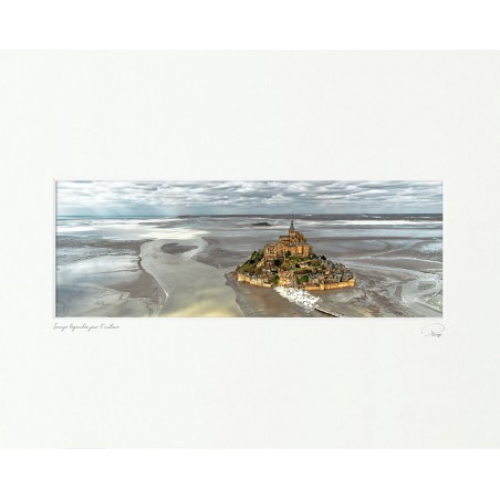 Low tide at Mont-Saint-Michel