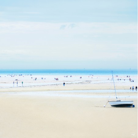 La plage du Men Du à la Trinité-sur-Mer