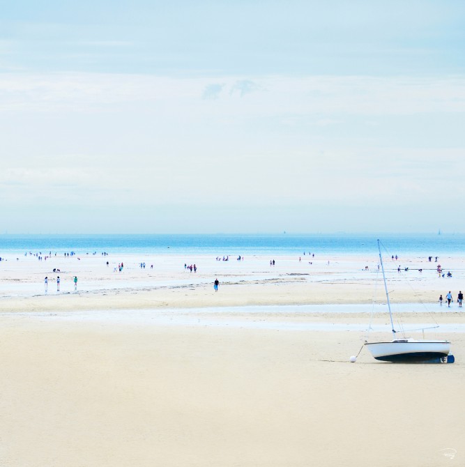 La plage du Men Du à la Trinité-sur-Mer Photo La plage du Men Du à la Trinité-sur-Mer par Philip Plisson