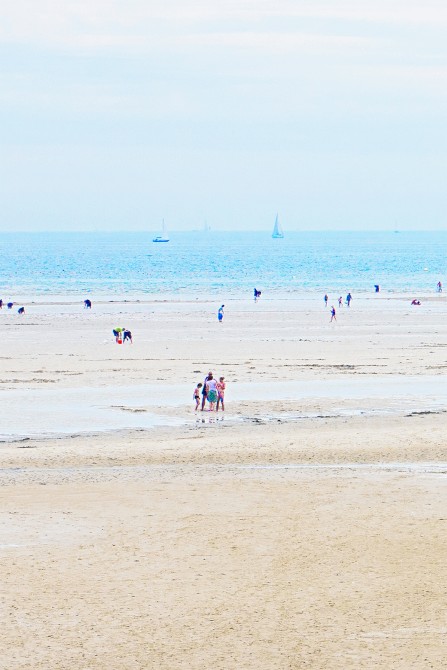Photo La plage du Men Du entre Carnac et la Trinité-sur-Mer par Philip Plisson