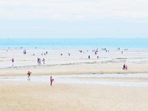 Photo La plage du Men Du, La Trinité-sur-Mer par Philip Plisson