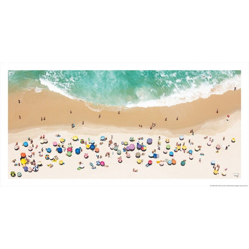 Poster Plage à Rio de Janeiro, Brésil par Philip • EI. Philip - Pêcheur d'Images