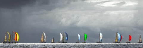 Photo Lumière sur les régates du Spi Ouest-France par Philip Plisson