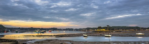 Photo La rivière de Crac'h dans le Morbihan par Philip Plisson