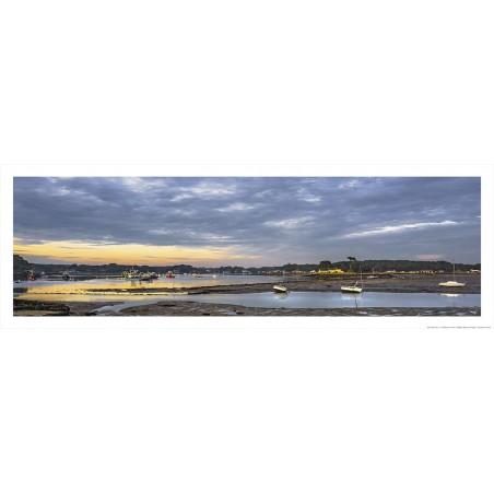 The Crac'h river in Morbihan - Brittany