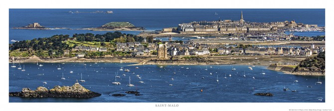 Saint-Malo et le quartier Saint-Servan, Bretagne Photo Saint-Malo et le quartier Saint-Servan, Bretagne par Philip Plisson