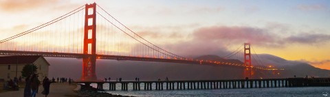 Photo Le pont du Golden Gate, USA par Philip Plisson