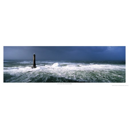 Le phare de la Hague dans le Raz Blanchard, Normandie