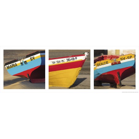 Barques colorées, Cap Vert