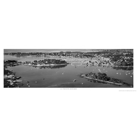 La Trinité sur Mer vue du pont, Morbihan