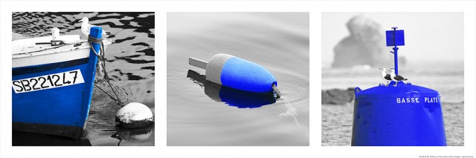 Photo Bleu indigo, Bretagne par Philip Plisson