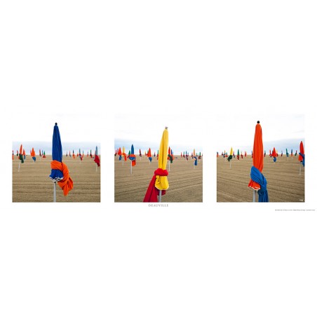 Les parasols de Deauville, Normandie