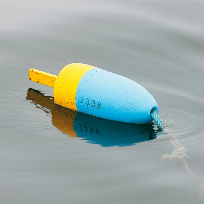 Photo Bouées de casiers à homards, Maine par Philip Plisson
