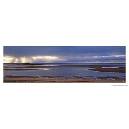 Lumière sur la plage du Men Du, Morbihan