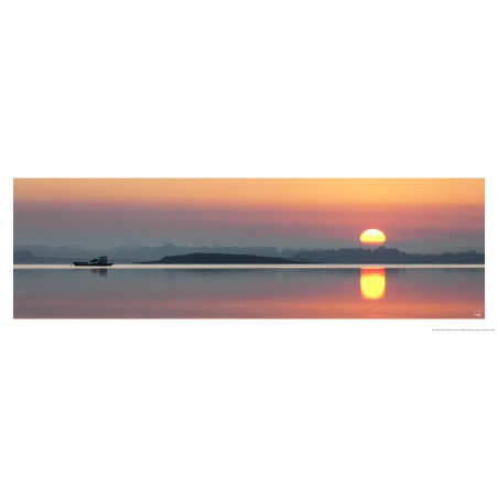 Coucher de soleil sur le Golfe du Morbihan
