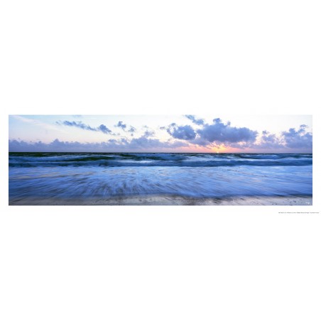 Coucher de soleil sur la côte Atlantique