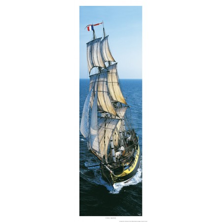 Le trois-mâts HMS Rose