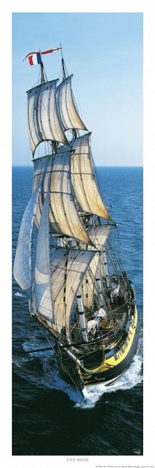 Le trois-mâts HMS Rose Photo Le trois-mâts HMS Rose par Philip Plisson