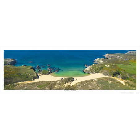 La plage de Donnant à Belle-Ile-en-Mer, Morbihan, Bretagne