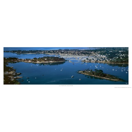 La rivière de Crac'h et le port de la Trinité-sur-Mer, Morbihan