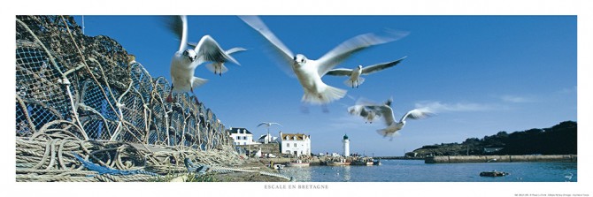 Escale en Bretagne, Sauzon à Belle-Ile-en-Mer, Morbihan Photo Escale en Bretagne, Sauzon à Belle-Ile-en-Mer, Morbihan par Philip Plisson