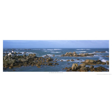 Le phare de Pontusval à Brignogan-Plages, Finistère