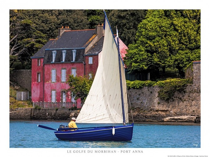 Photo Vieux gréement devant Séné dans le Golfe du Morbihan par Philip Plisson