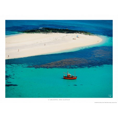 Mouillage au Glénan, Finistère, Bretagne
