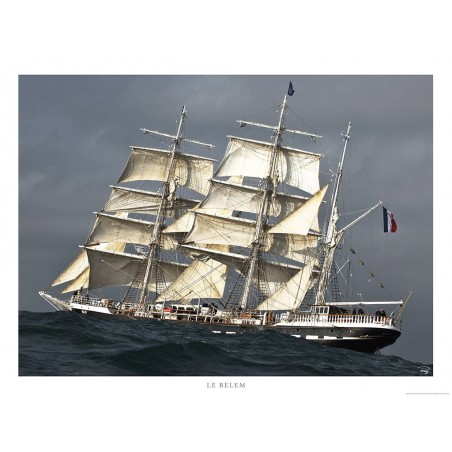 Le Belem, trois-mâts barque français