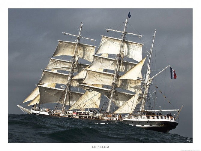 Le Belem, trois-mâts barque français Photo Le Belem, trois-mâts barque français par Philip Plisson
