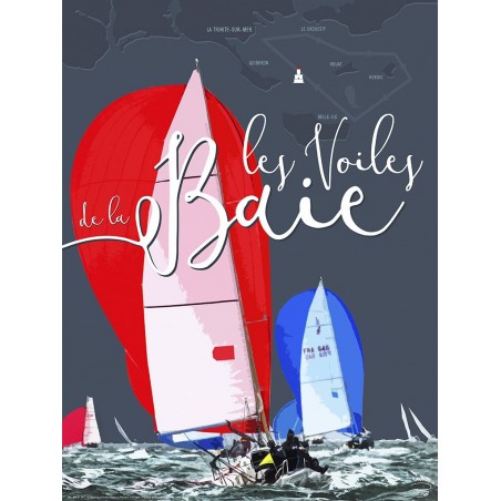 Affiche Les Voiles de la Baie, régate en Bretagne