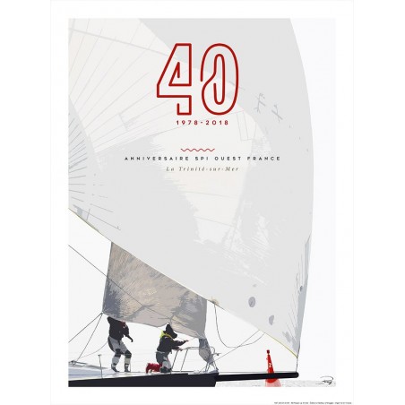 Affiche Spi Ouest-France pour la 40ème édition