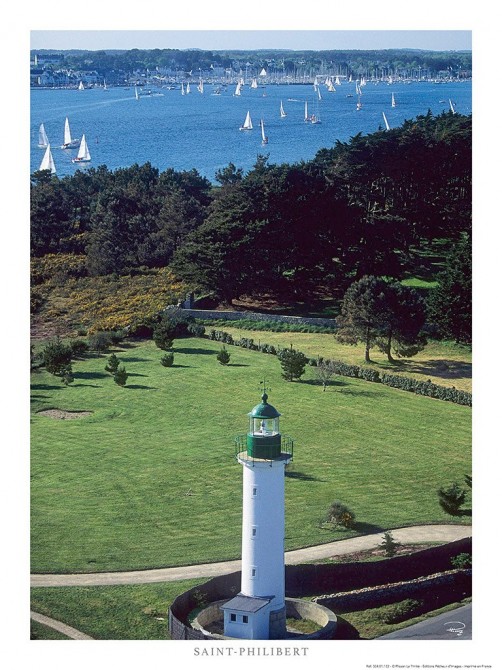 Photo Le phare de Saint-Philibert sur le chenal de la Trinité-sur-Mer par Philip Plisson