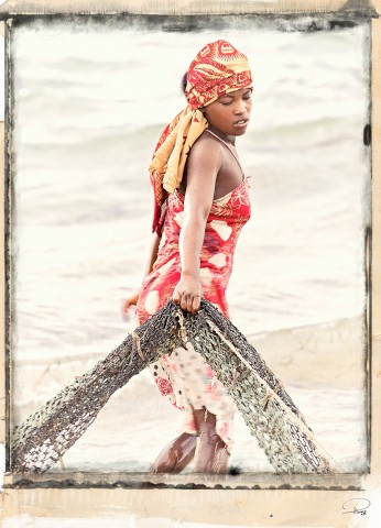 Photo Femme malgache, Madagascar par Philip Plisson