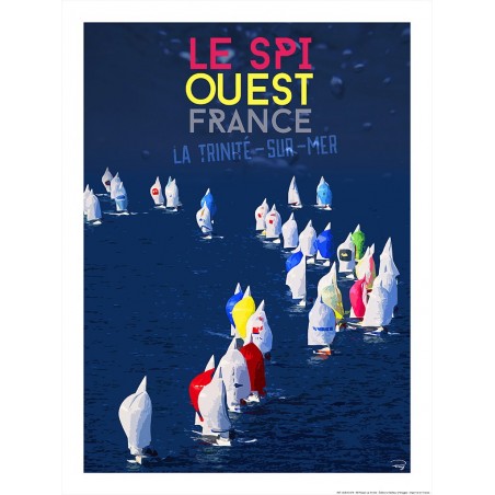 Affiche Spi Ouest-France à la Trinité-sur-Mer