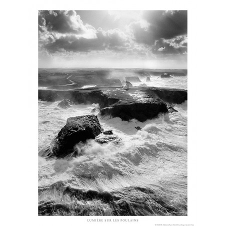 Lumière sur le phare de la Pointe des Poulains à Belle-Ile-en-Mer