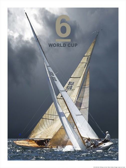 Affiche 6 mètres Ji, coupe du monde Photo Affiche 6 mètres Ji, coupe du monde par Philip Plisson