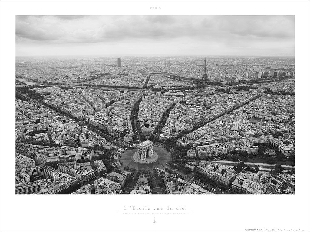 LE CIEL DE L'HORIZON DE PARIS 石版画 LE CIEL DE L'HORIZON DE PARIS 石版画 LE CIEL DE L'HORIZON DE
