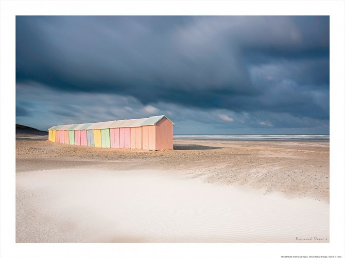 Photo Cabanes de plage sur la Côte d'Opale par Emmanuel Deparis