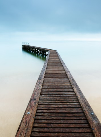 Photo Passerelle, Grandcamp-Maisy, Normandie par Emmanuel Deparis