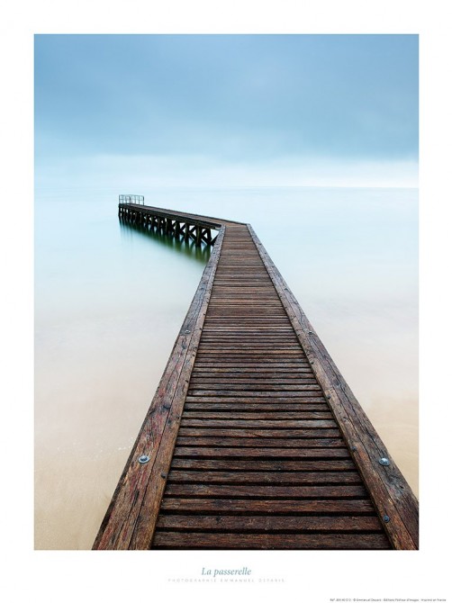 Photo Passerelle, Grandcamp-Maisy, Normandie par Emmanuel Deparis