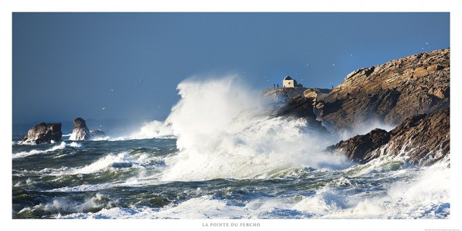 Coup de vent sur la pointe du Percho, Morbihan Photo Coup de vent sur la pointe du Percho, Morbihan par Philip Plisson