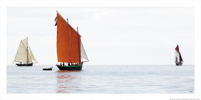 Photo Vieux gréements en baie de Quiberon, Moribihan par Philip Plisson