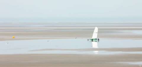 Photo Char à voile au Touquet, Pas de Calais par Philip Plisson