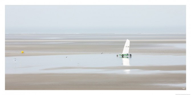 Photo Char à voile au Touquet, Pas de Calais par Philip Plisson