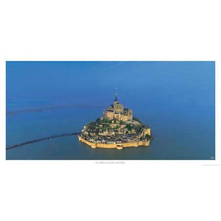 Pleine mer au Mont-Saint-Michel, Normandie
