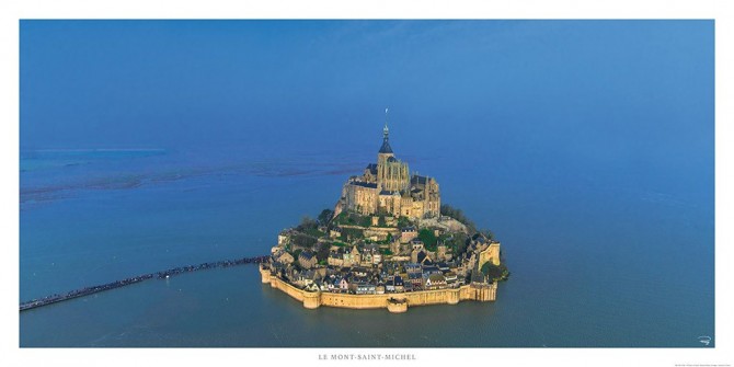 Photo Pleine mer au Mont-Saint-Michel, Normandie par Philip Plisson